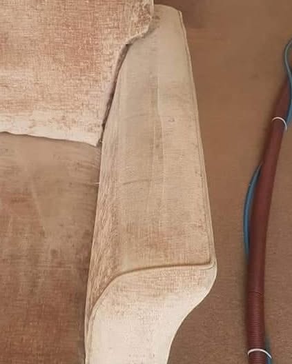 Upholstery cleaning in Folkestone, after cleaning